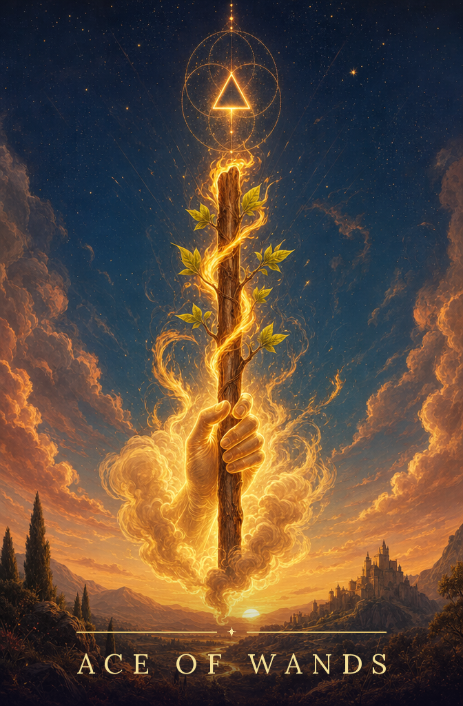 Ace of Wands tarot card