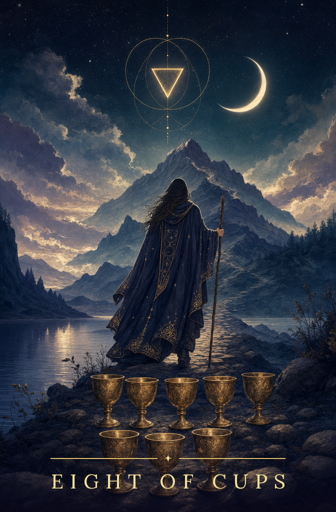 Eight of Cups tarot card