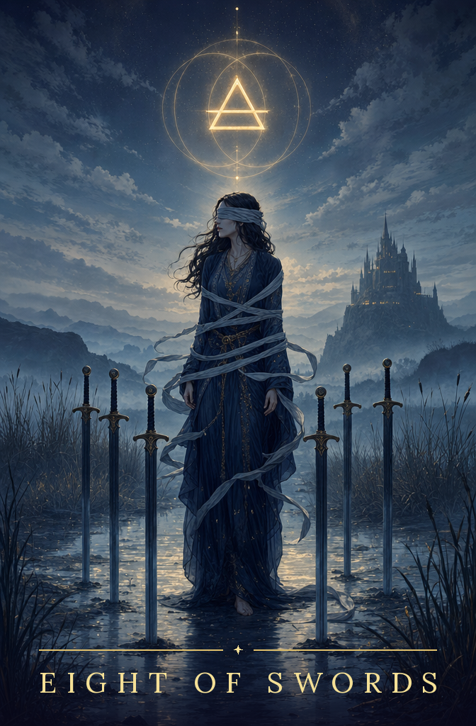 Eight of Swords tarot card