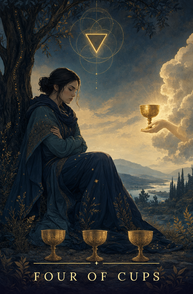 Four of Cups tarot card