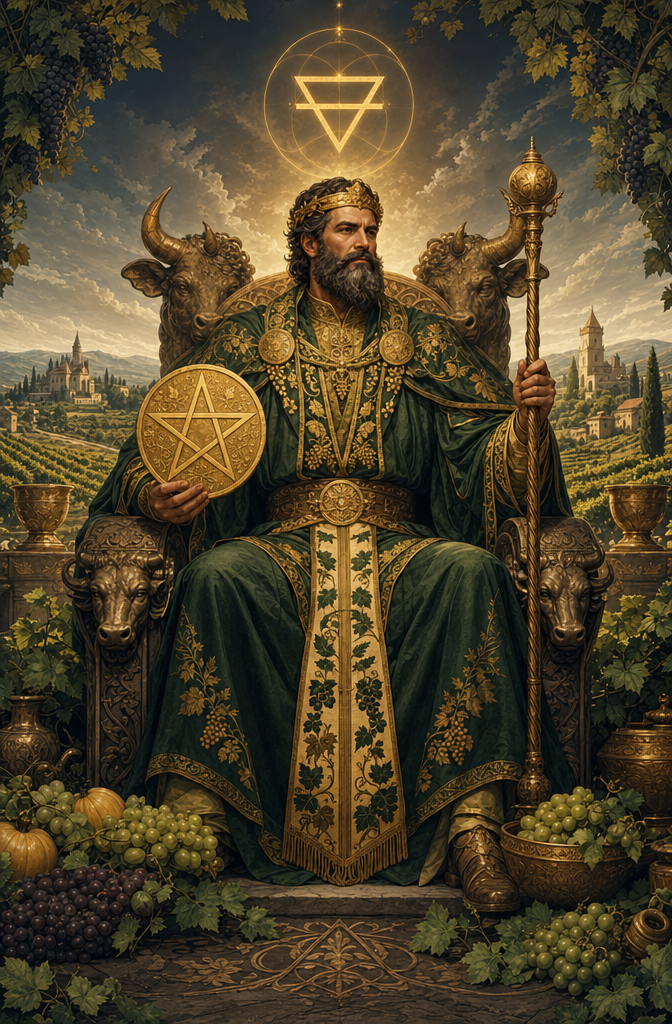 King of Pentacles tarot card