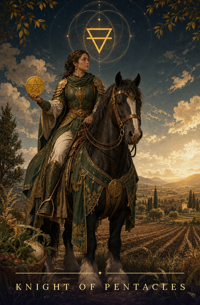 Knight of Pentacles tarot card