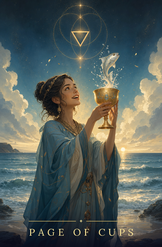 Page of Cups tarot card