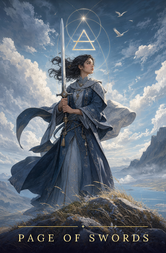 Page of Swords tarot card
