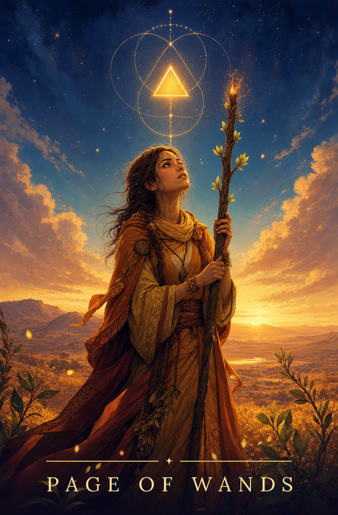 Page of Wands tarot card