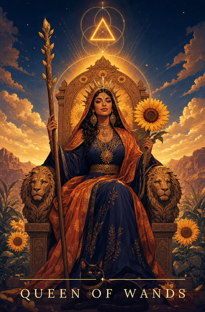 Queen of Wands tarot card
