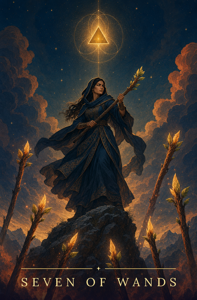 Seven of Wands tarot card
