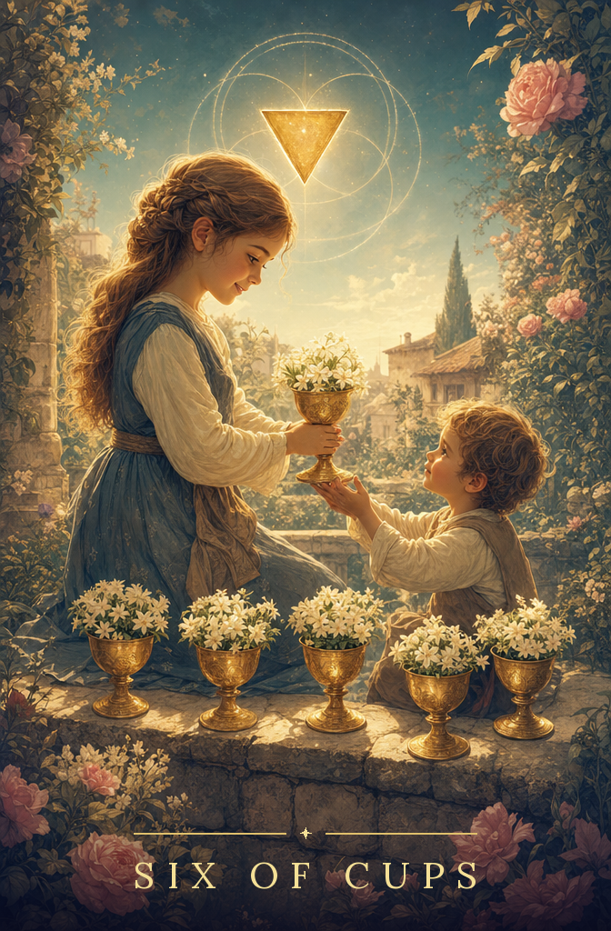 Six of Cups tarot card