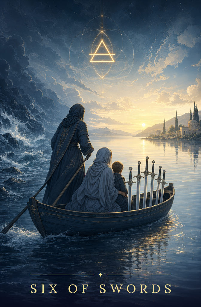 Six of Swords tarot card