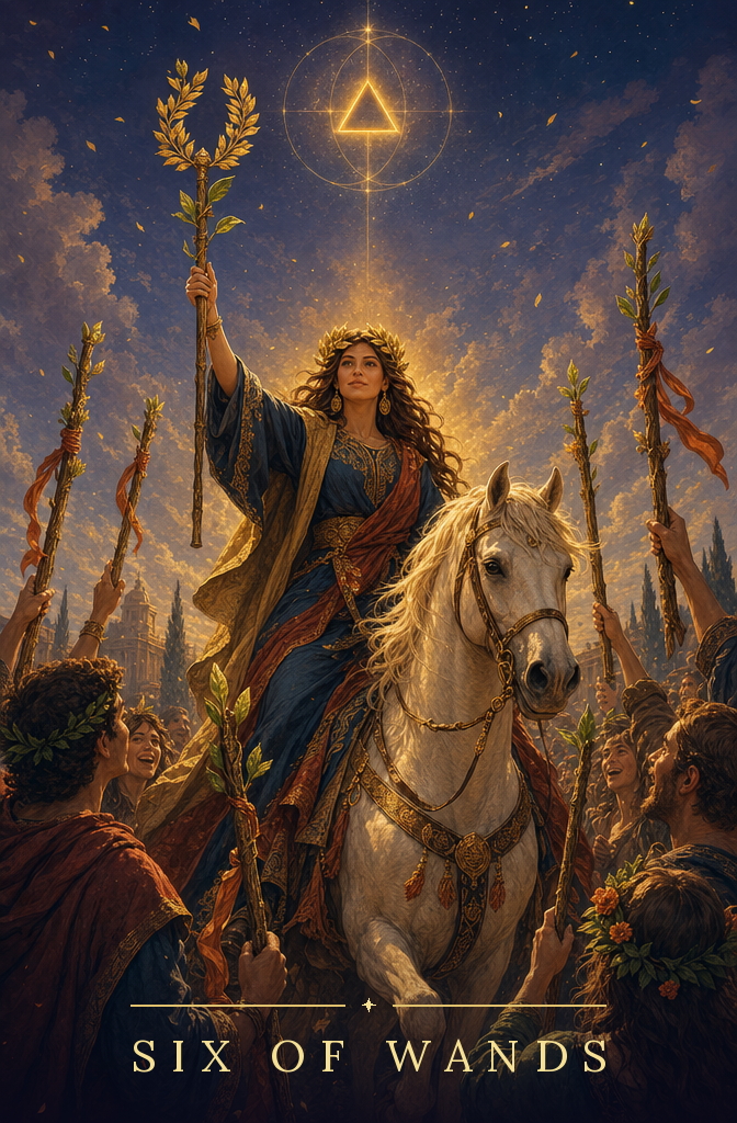 Six of Wands tarot card