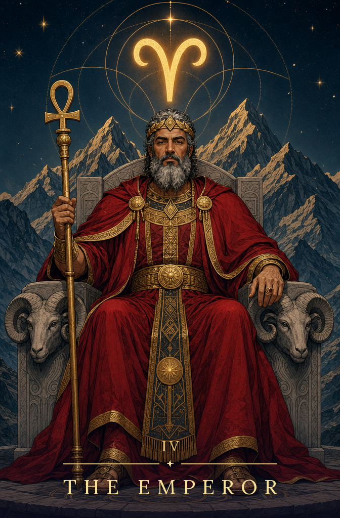 The Emperor tarot card