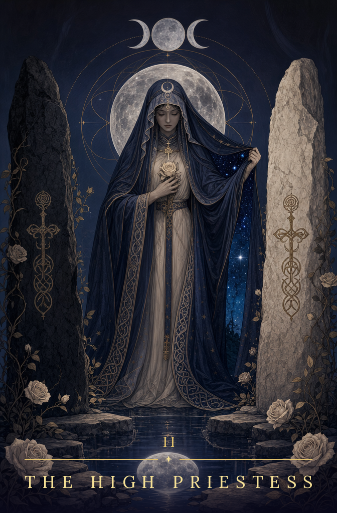 The High Priestess tarot card
