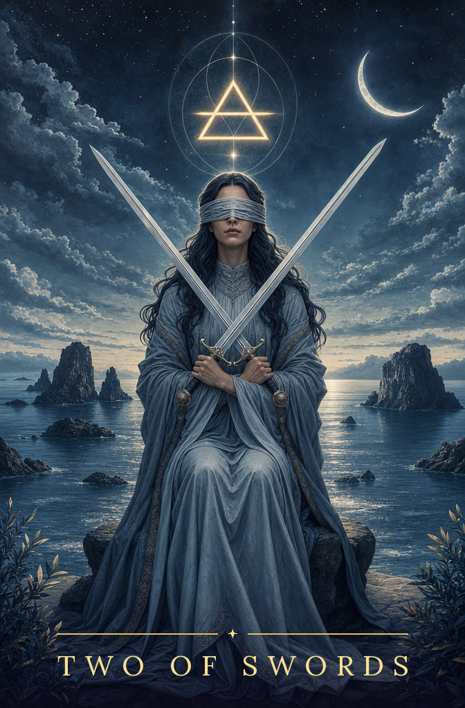 Two of Swords tarot card