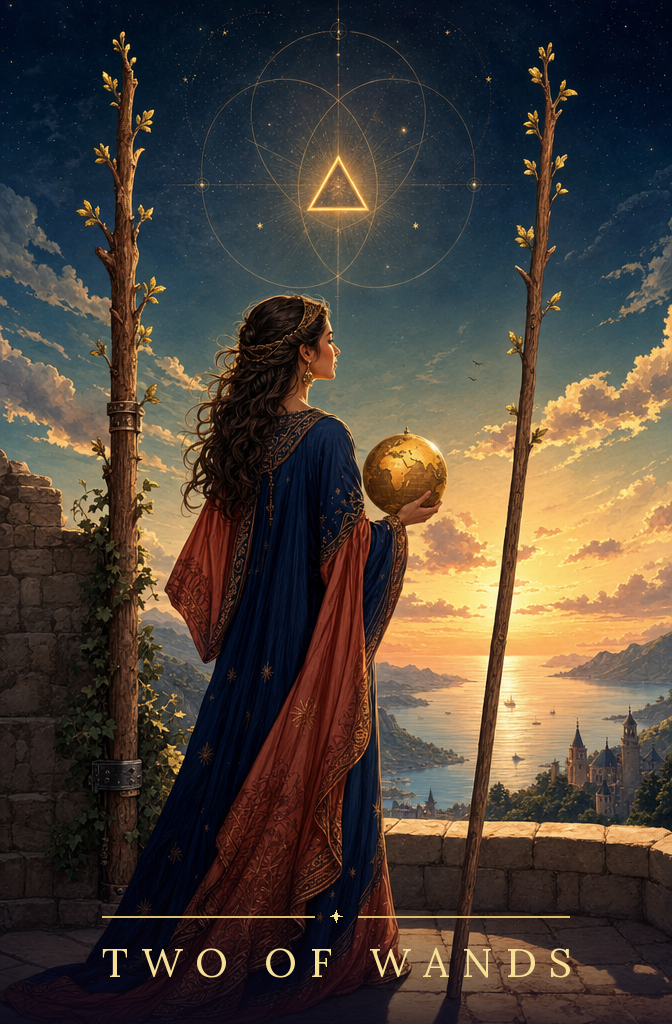 Two of Wands tarot card